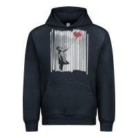 Navy banksy balloon girl cute Urban Hoodie - maiPhamDesign