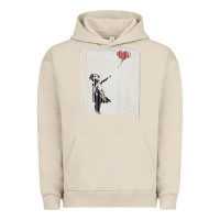 Pigment French Oak banksy balloon girl cute Urban Hoodie - maiPhamDesign