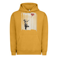Pigment Peanut Butter banksy balloon girl cute Urban Hoodie - maiPhamDesign