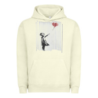Pigment Pistachio banksy balloon girl cute Urban Hoodie - maiPhamDesign