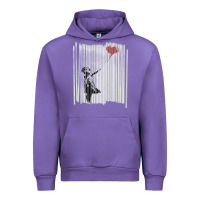 Tulip banksy balloon girl cute Urban Hoodie - maiPhamDesign
