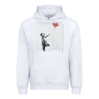 White banksy balloon girl cute Urban Hoodie - maiPhamDesign