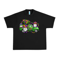 Black mardi gras gnomes truck Urban Heavy Tee - OliviaCreatesArt
