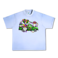 Grape Ice mardi gras gnomes truck Urban Heavy Tee - OliviaCreatesArt