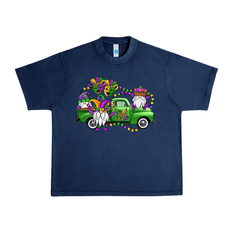 Mardi Gras Gnomes Truck Urban Heavy Tee by OliviaCreatesArt | Teevron