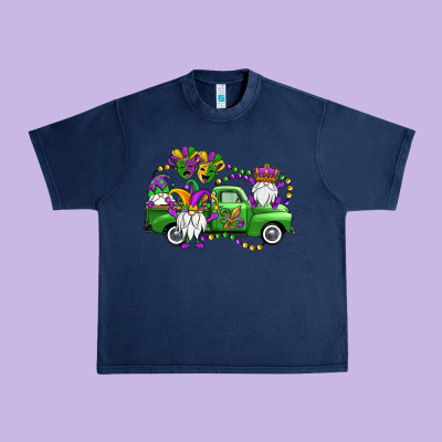 Mardi Gras Gnomes Truck Urban Heavy Tee Designed By Oliviacreatesart
