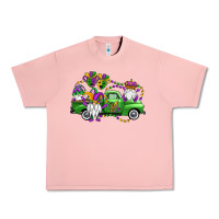 Salmon mardi gras gnomes truck Urban Heavy Tee - OliviaCreatesArt