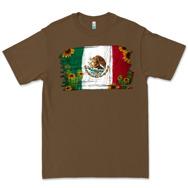 Cactus Sunflower Mexican Flag Premium Tee by Jasminsmagicworld | Teevron