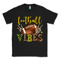 Black Football vibes yellow and green team color Classic Tee - HowdyJamesFarm