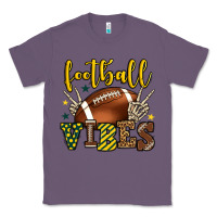 Lavender Football vibes yellow and green team color Classic Tee - HowdyJamesFarm