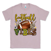 Lilac Football vibes yellow and green team color Classic Tee - HowdyJamesFarm
