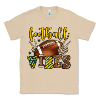 Mushroom Football vibes yellow and green team color Classic Tee - HowdyJamesFarm