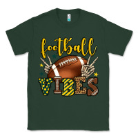Sports Green Football vibes yellow and green team color Classic Tee - HowdyJamesFarm