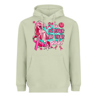 Matcha dinosaur  in october we wear pink Heavyweight Hoodie - AdoDesignShop