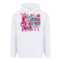 White dinosaur  in october we wear pink Heavyweight Hoodie - AdoDesignShop