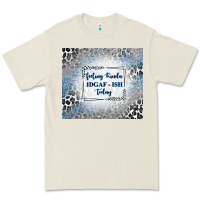 Bone feeling kinda idgaf ish today with leopard and gli Premium Tee - TumblerDesignByShophia