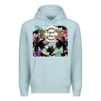 Blue Mist Beach Please Premium Hoodie - CowhideDigitalArt