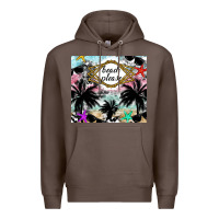 Coffee Beach Please Premium Hoodie - CowhideDigitalArt