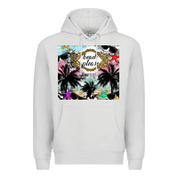 Dove Grey Beach Please Premium Hoodie - CowhideDigitalArt