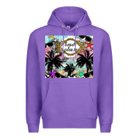 Purple Beach Please Premium Hoodie - CowhideDigitalArt
