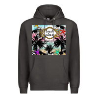 Smoke Beach Please Premium Hoodie - CowhideDigitalArt
