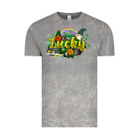 Cloud Rock lucky gnomes truck St. Patrick's Vintage Tee - HowdyJamesFarm