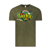Vintage Olive lucky gnomes truck St. Patrick's Vintage Tee - HowdyJamesFarm