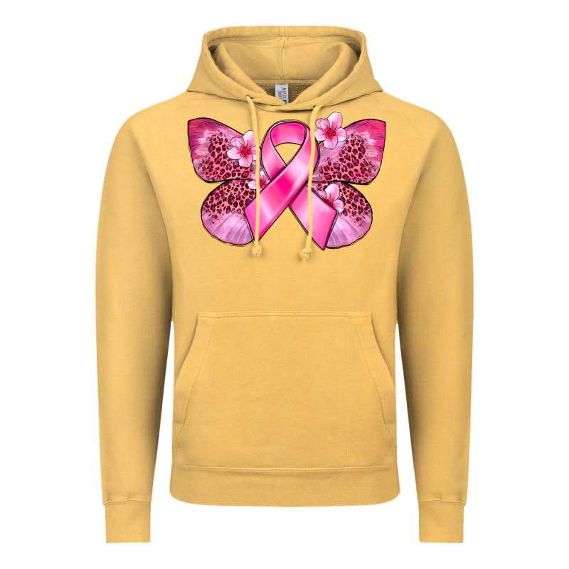 Cancer Butterfly Vintage Hoodie by FaDigitalArtStudio | Teevron