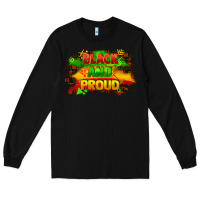 Black black and proud Long Sleeve Tee - FaDigitalArtStudio