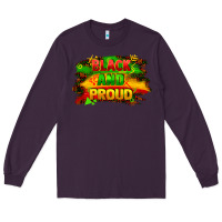 Plum black and proud Long Sleeve Tee - FaDigitalArtStudio