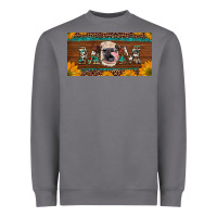 Storm western heifer mom with sunflowers and turquoise license plate Heavyweight Sweatshirt - Artiststas