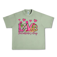 Oil Green love valentine's day olivia Urban Heavy Tee - OliviaCreatesArt
