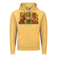 Vintage Mustard Happy Thanksgiving Vintage Hoodie - FaDigitalArtStudio