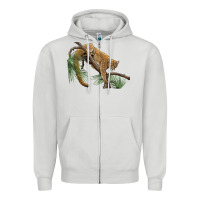 Dove Grey florida panther Zipper Hoodie - BarkalooDesign