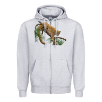 Heather Grey florida panther Zipper Hoodie - BarkalooDesign