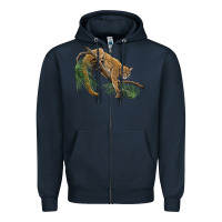 Navy florida panther Zipper Hoodie - BarkalooDesign