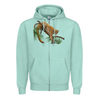 Seafoam florida panther Zipper Hoodie - BarkalooDesign