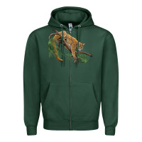Sports Green florida panther Zipper Hoodie - BarkalooDesign