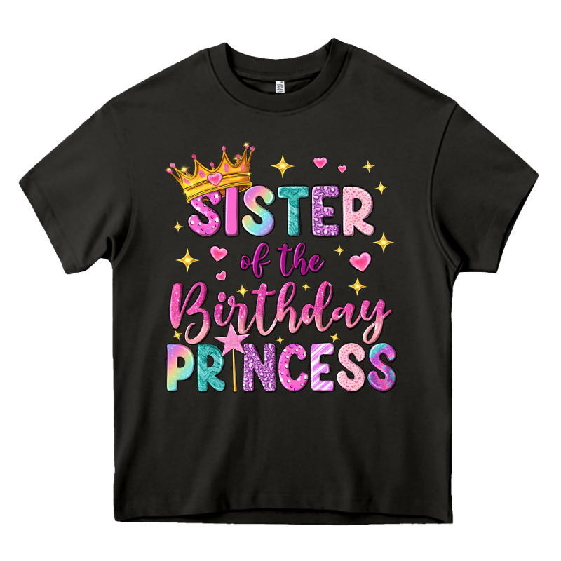 Sister Of The Birthday Princess Heavy Core Tee by NancyCooperArtShop | Teevron