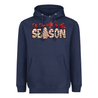Navy tis the season with christmas cake Heavyweight Hoodie - AdoDesignShop