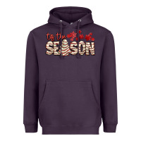 Plum tis the season with christmas cake Heavyweight Hoodie - AdoDesignShop