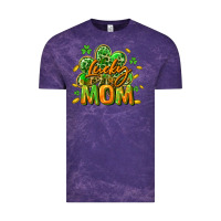 Cloud Purple Lucky Mom  St. Patrick's Day Vintage Tee - CowGirlArtShop