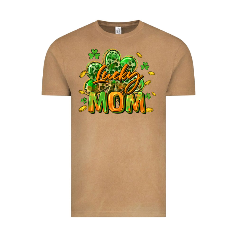 Lucky Mom  St. Patrick's Day Vintage Tee by CowGirlArtShop | Teevron