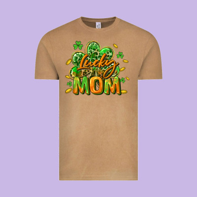 Lucky Mom  St. Patrick's Day Vintage Tee Designed By Cowgirlartshop