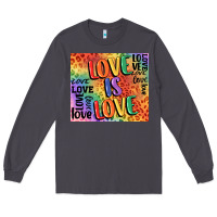 Smoke Pride love is love Long Sleeve Tee - FaDigitalArtStudio