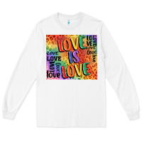 White Pride love is love Long Sleeve Tee - FaDigitalArtStudio