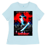 Baby Blue Vintage Classic  Horror film Art Characters Mens Womens Ladies Tee - maiPhamDesign