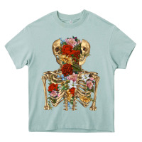 Arona flower skeleton Heavy Core Tee - RanaPortraitStore
