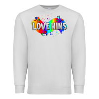 Dove Grey love wins pride lgbtq Premium Sweatshirt - AdoDesignShop