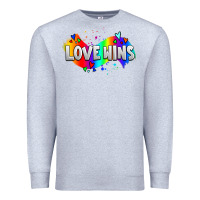 Heather Grey love wins pride lgbtq Premium Sweatshirt - AdoDesignShop
